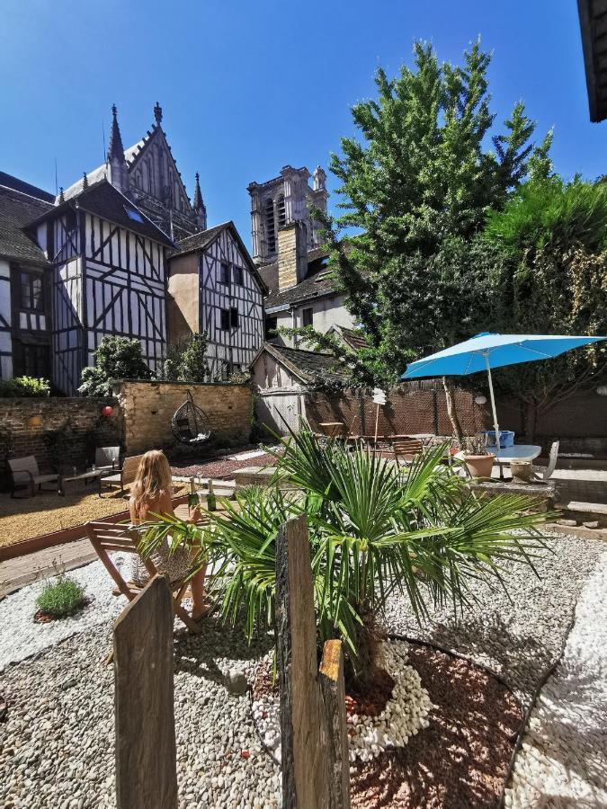 La Marmotte De La Cathedrale - Calme - Jardin Apartman Troyes Kültér fotó