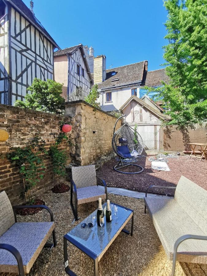 La Marmotte De La Cathedrale - Calme - Jardin Apartman Troyes Kültér fotó