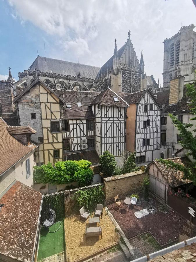 La Marmotte De La Cathedrale - Calme - Jardin Apartman Troyes Kültér fotó