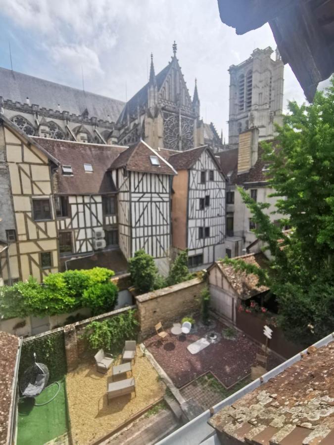 La Marmotte De La Cathedrale - Calme - Jardin Apartman Troyes Kültér fotó